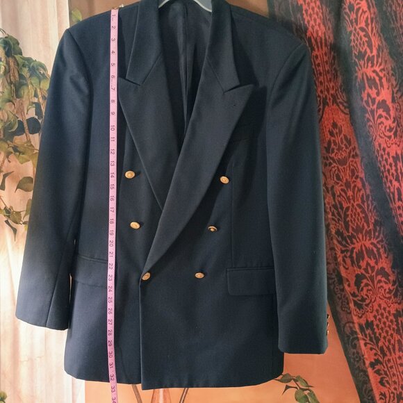 EUC: Principles For Men Sze 42R (see description) Navy Blue Vintage Blazer - Picture 5 of 7